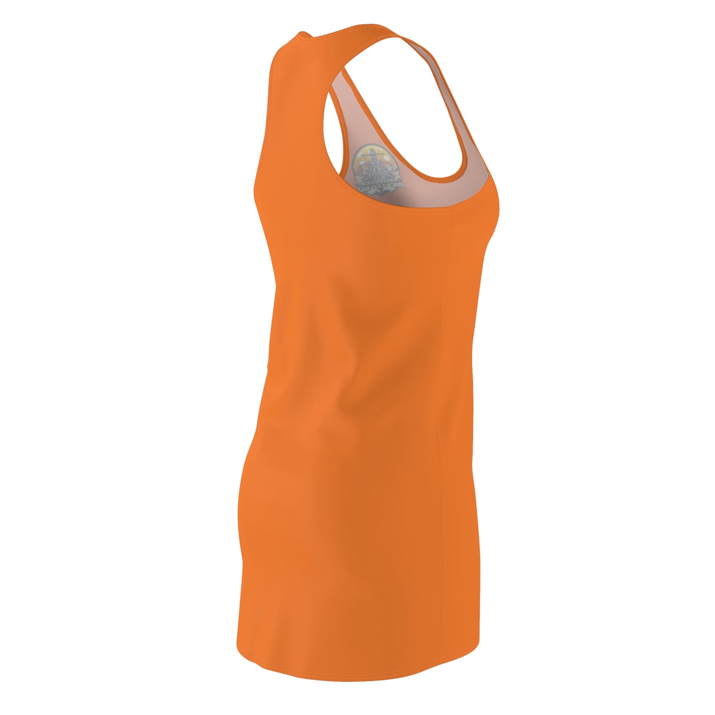 Women's Cut & Sew Racerback Dress Light Orange
