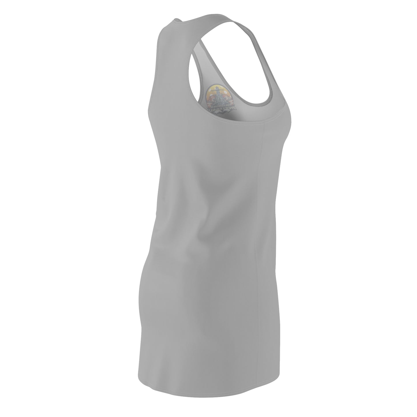 Women's Cut & Sew Racerback Dress Light Grey