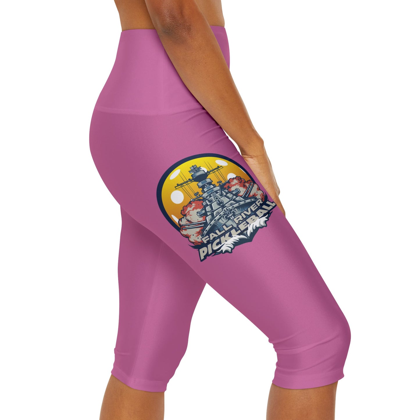 Yoga Capri Leggings Light Pink
