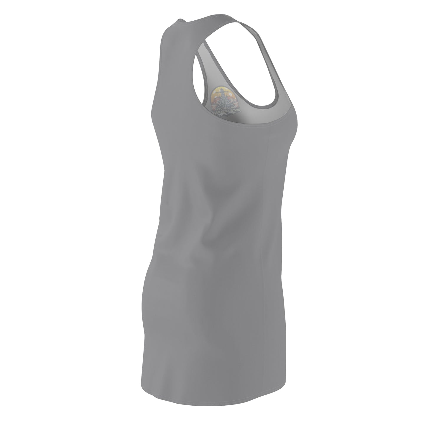 Women's Cut & Sew Racerback Dress Grey