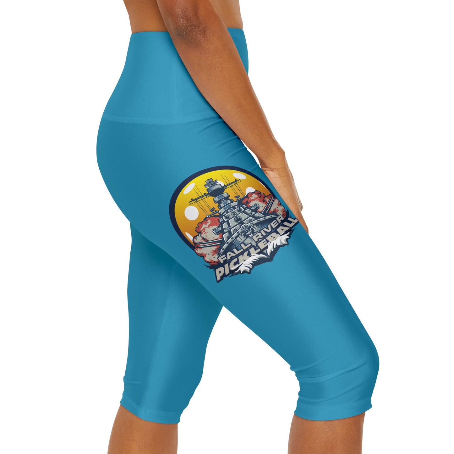 Yoga Capri Leggings Turquoise