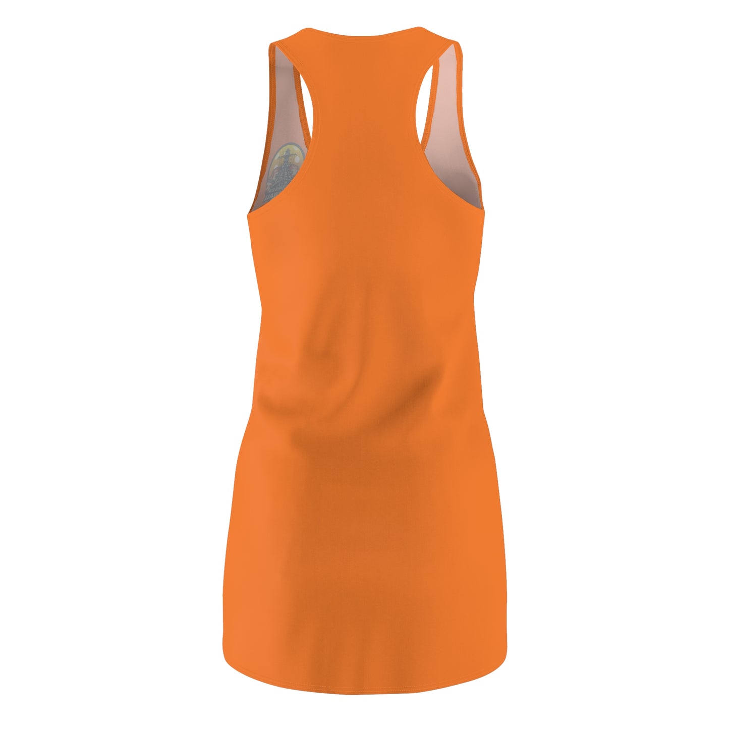 Women's Cut & Sew Racerback Dress Light Orange