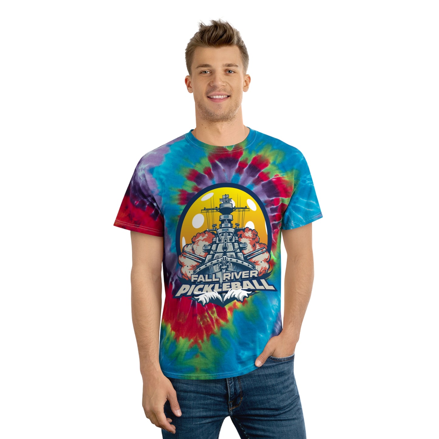 Men's Tie-Dye Tee, Spiral