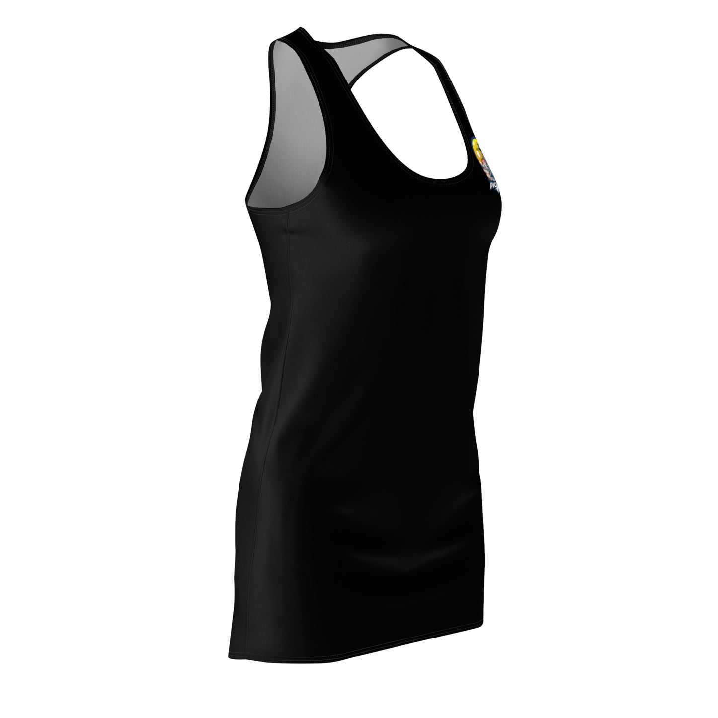 Women's Cut & Sew Racerback Dress Black