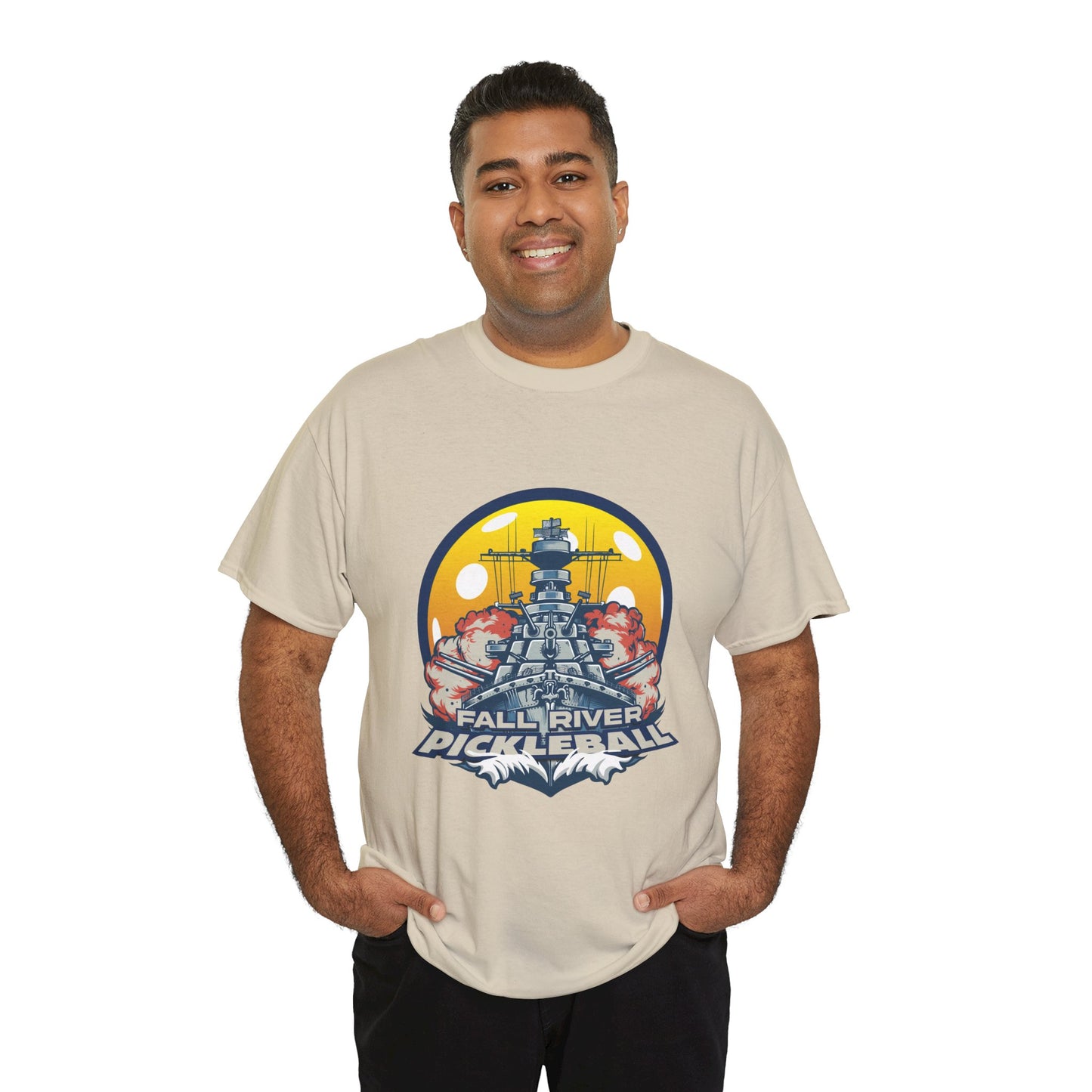 Men's Pickleball Heavy Cotton T-Shirt