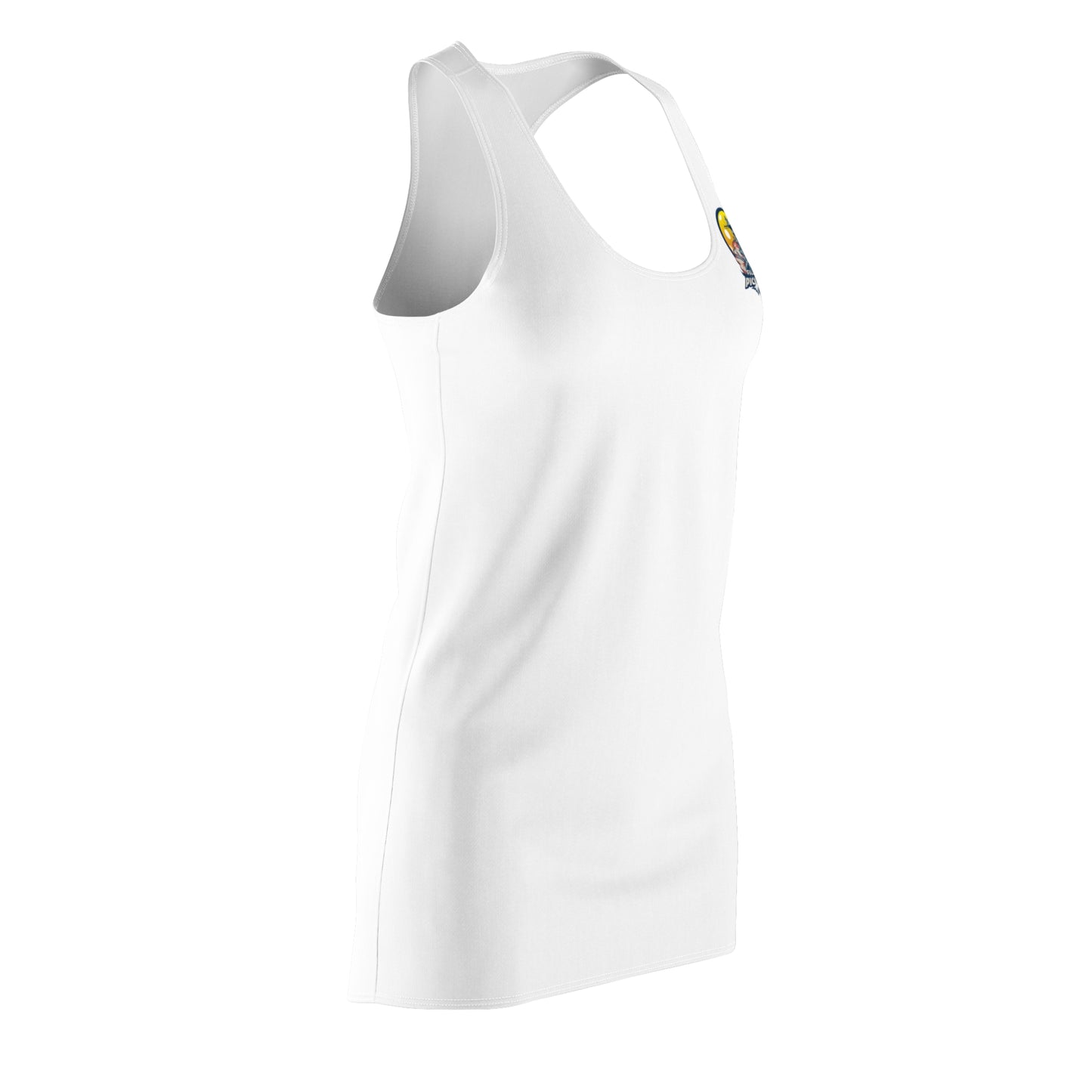 Women's Cut & Sew Racerback Dress White