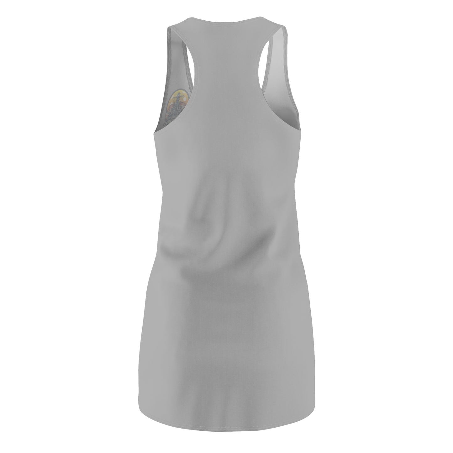 Women's Cut & Sew Racerback Dress Light Grey