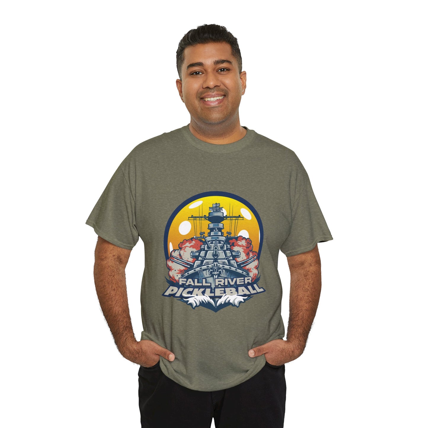 Men's Pickleball Heavy Cotton T-Shirt