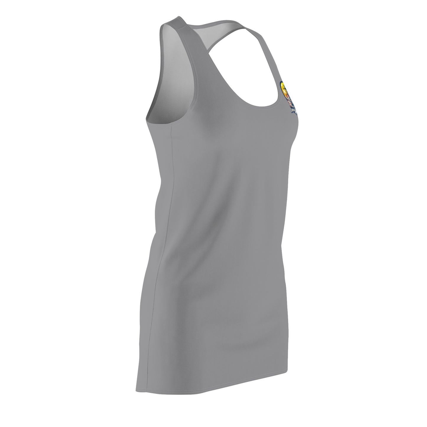 Women's Cut & Sew Racerback Dress Grey