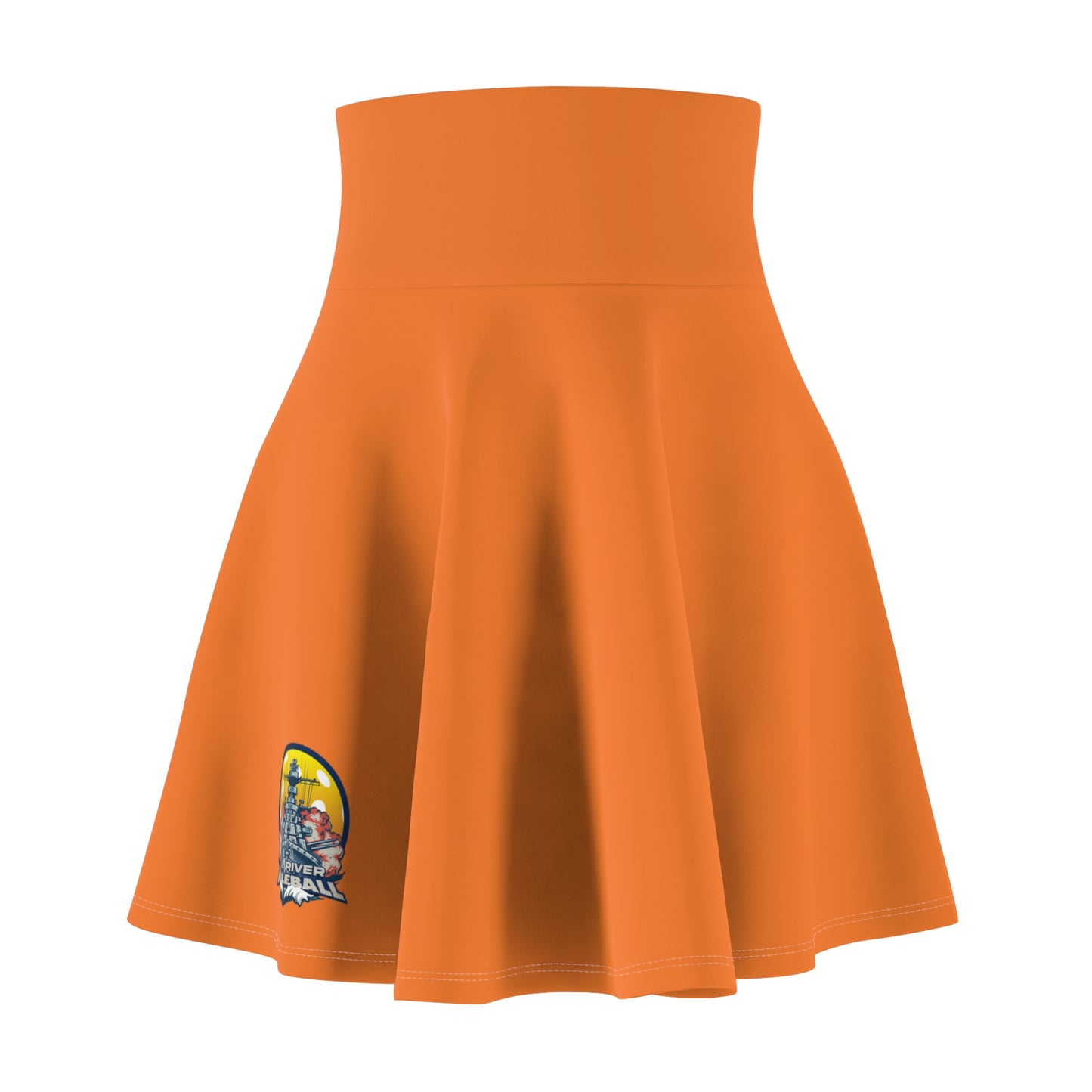 Women's Skater Skirt Light Orange
