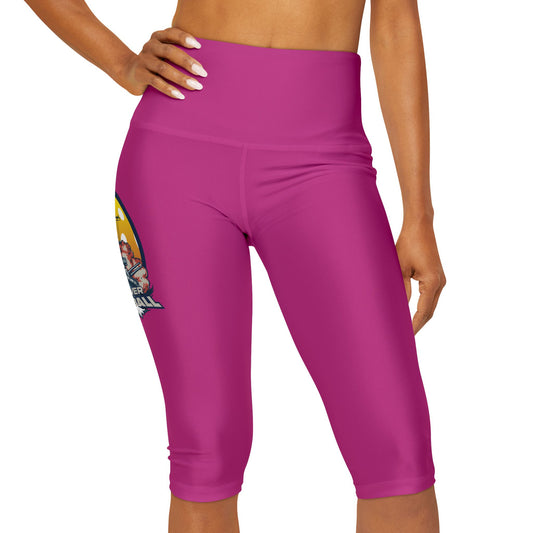 Yoga Capri Leggings Pink