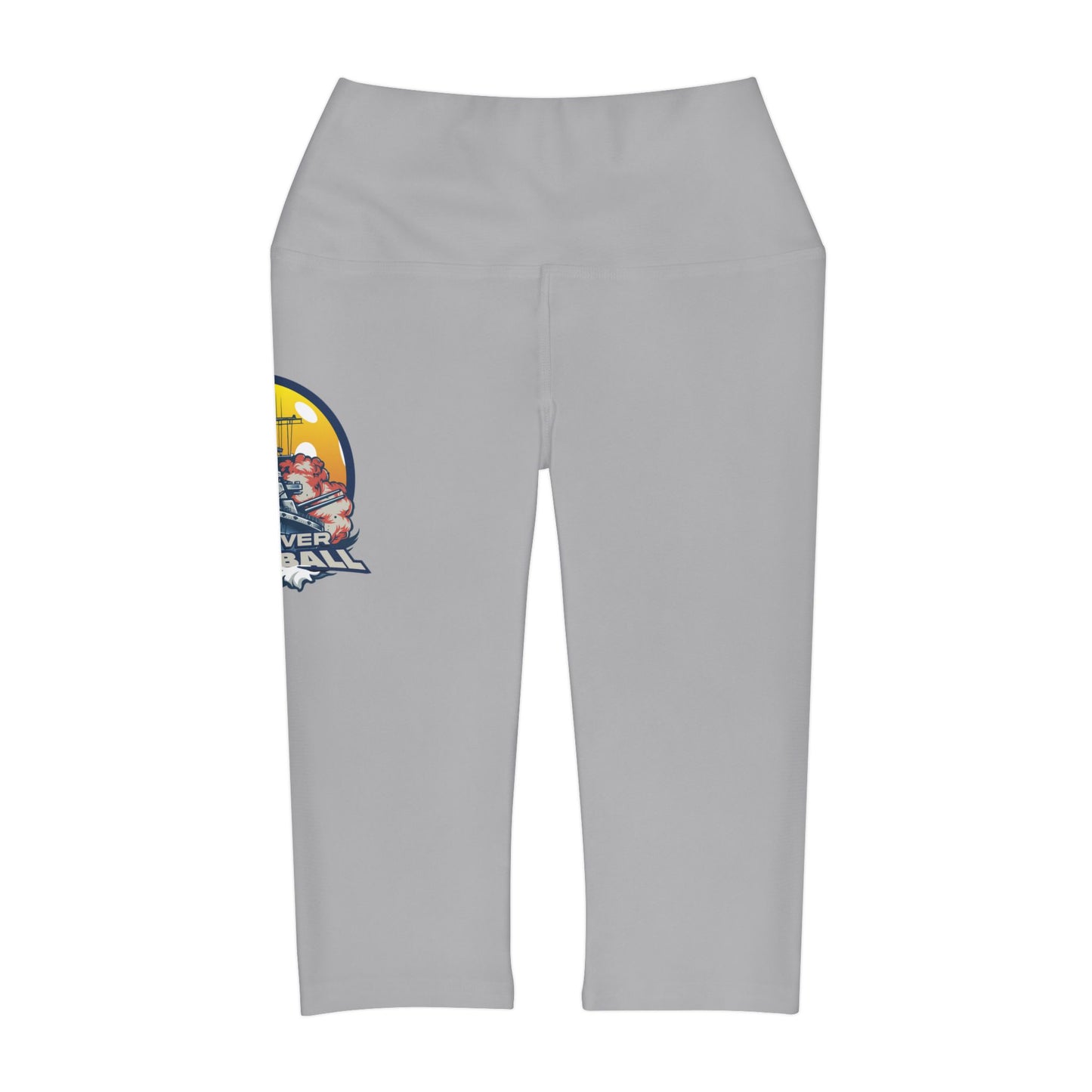 Yoga Capri Leggings  Light Grey