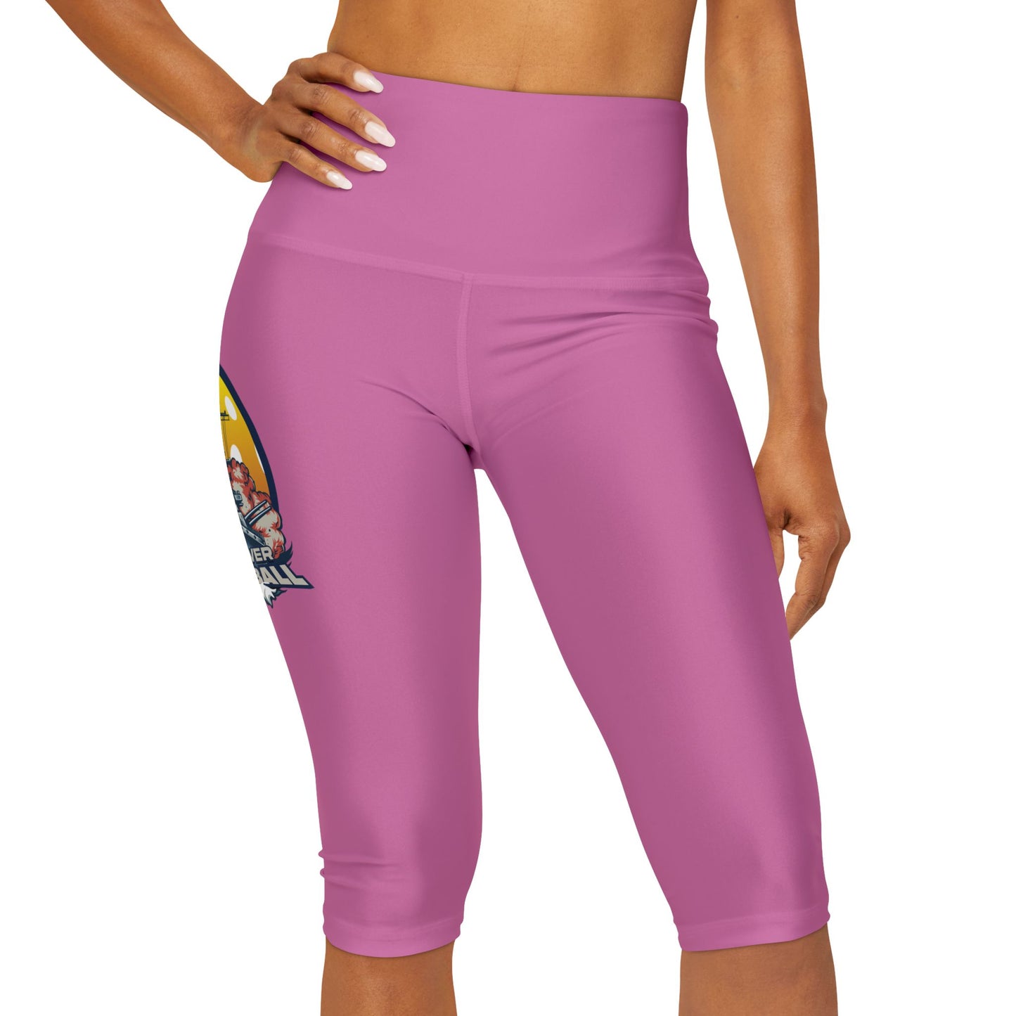 Yoga Capri Leggings Light Pink