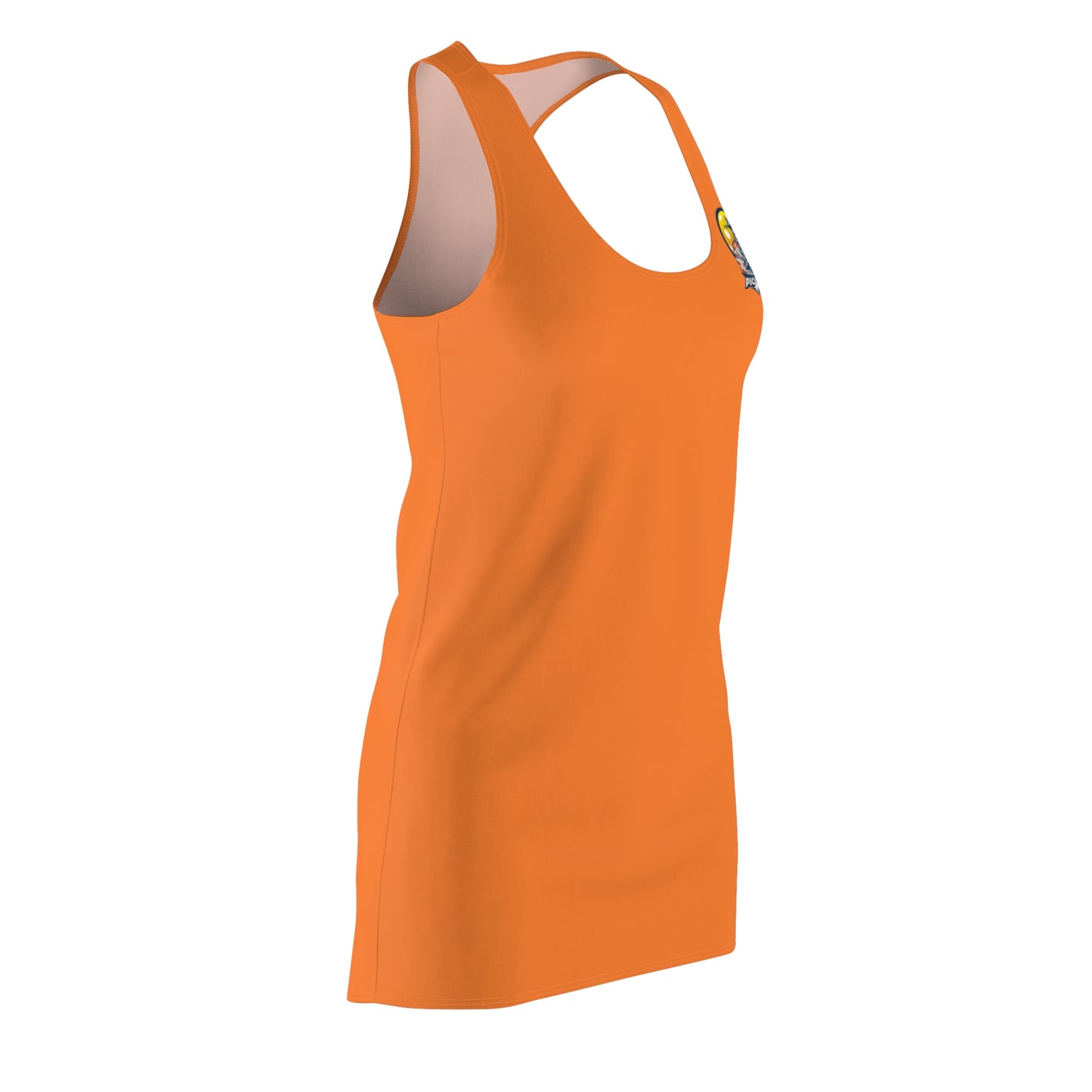 Women's Cut & Sew Racerback Dress Light Orange