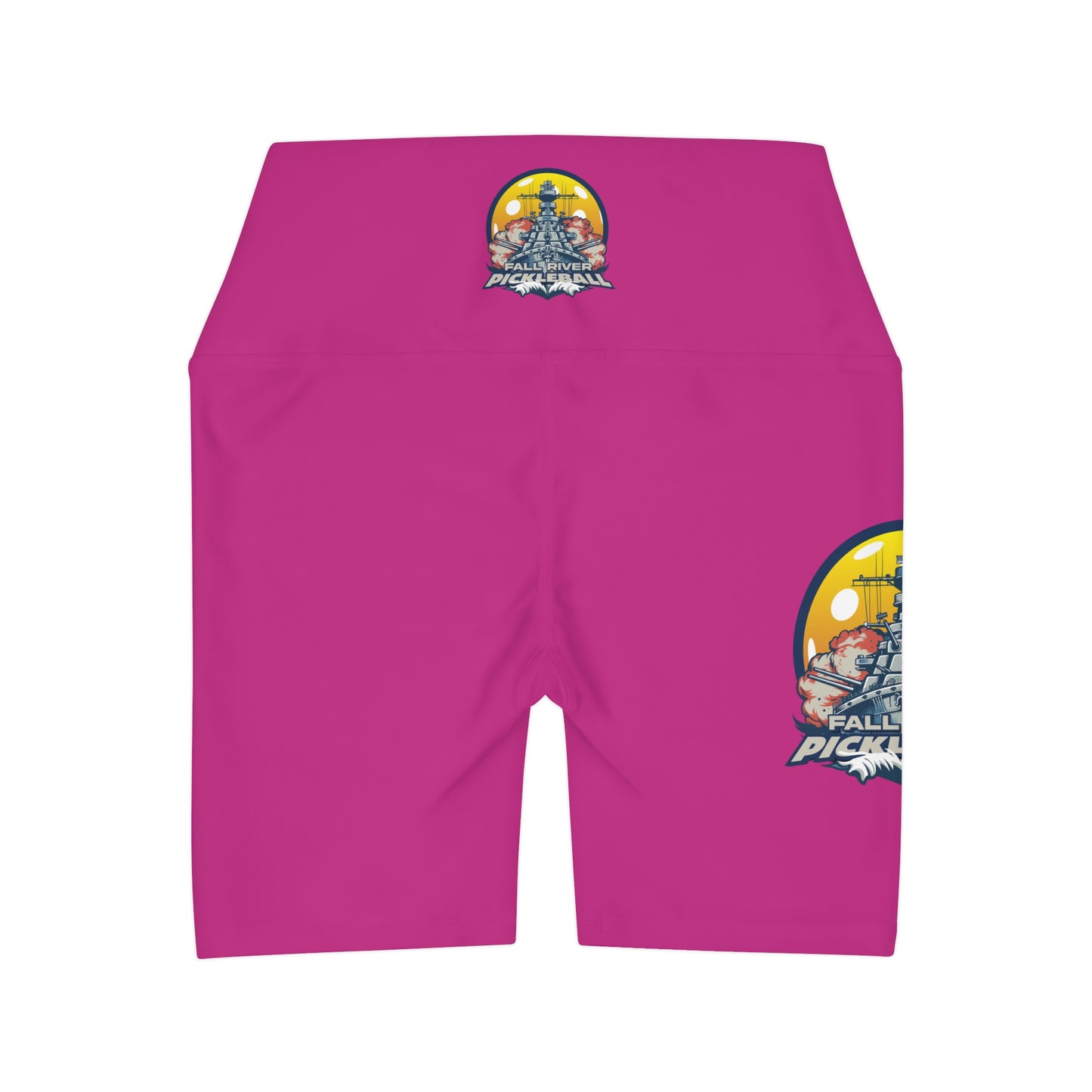 Waisted Yoga Shorts Pink