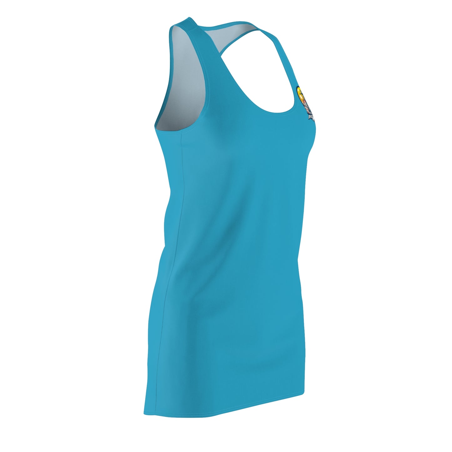 Women's Cut & Sew Racerback Dress Turquoise