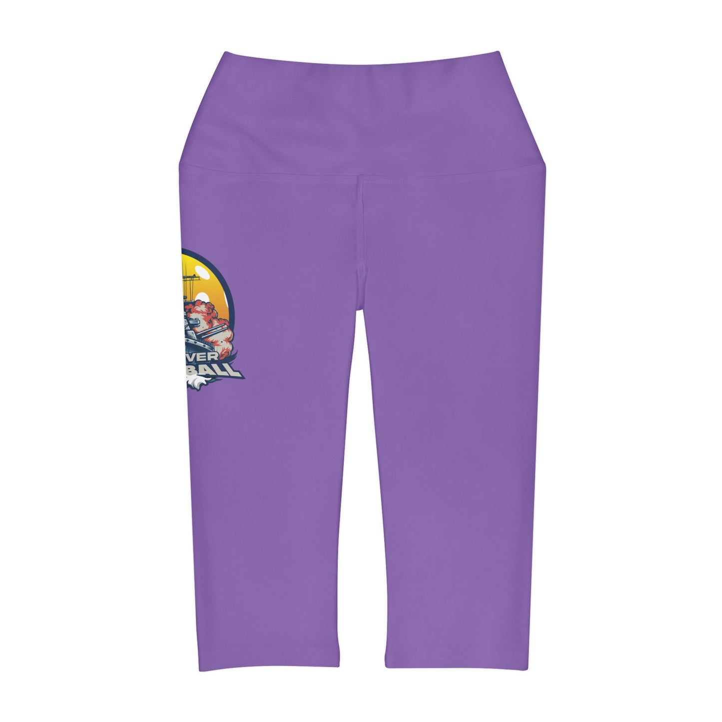 Yoga Capri Leggings Light Purple