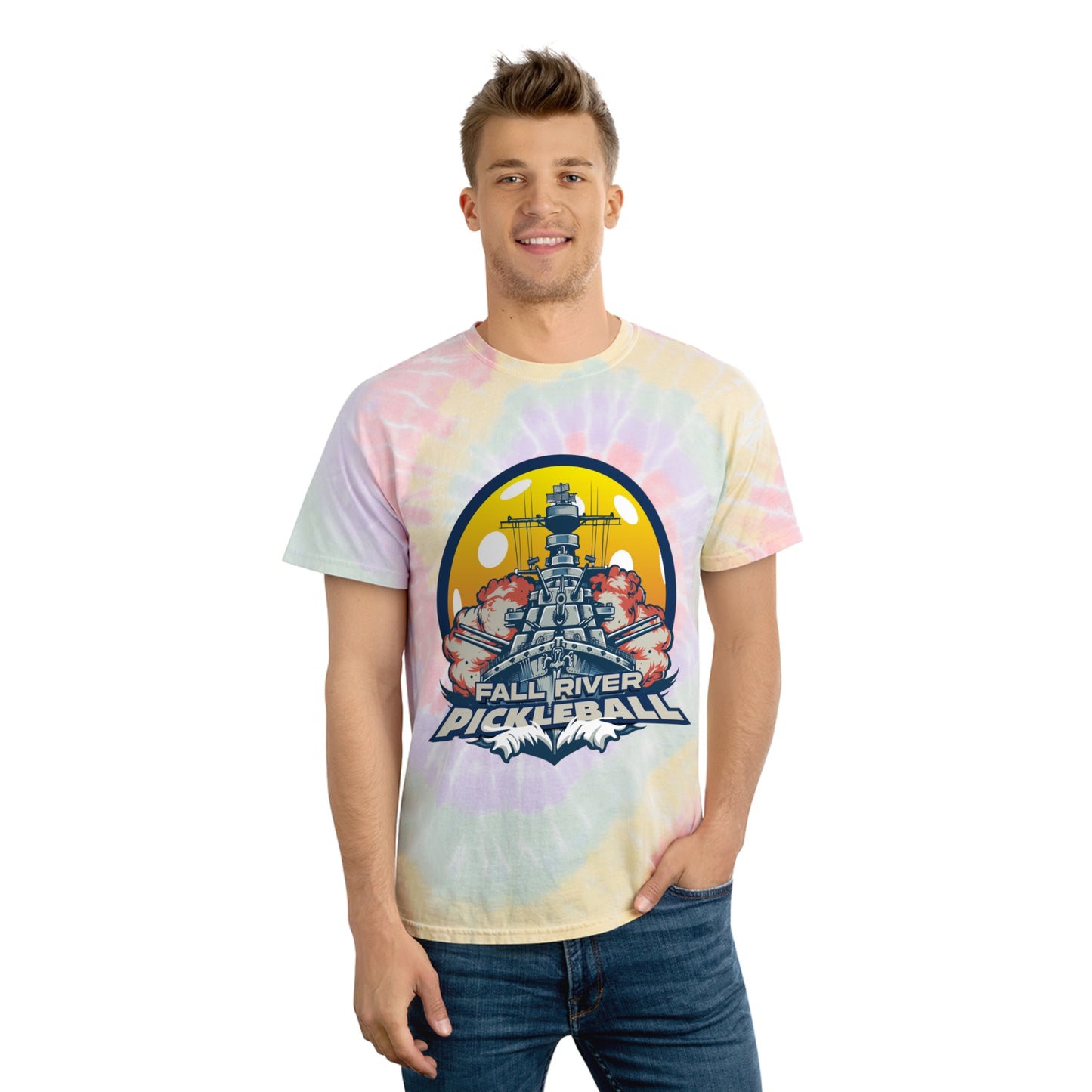Men's Tie-Dye Tee, Spiral