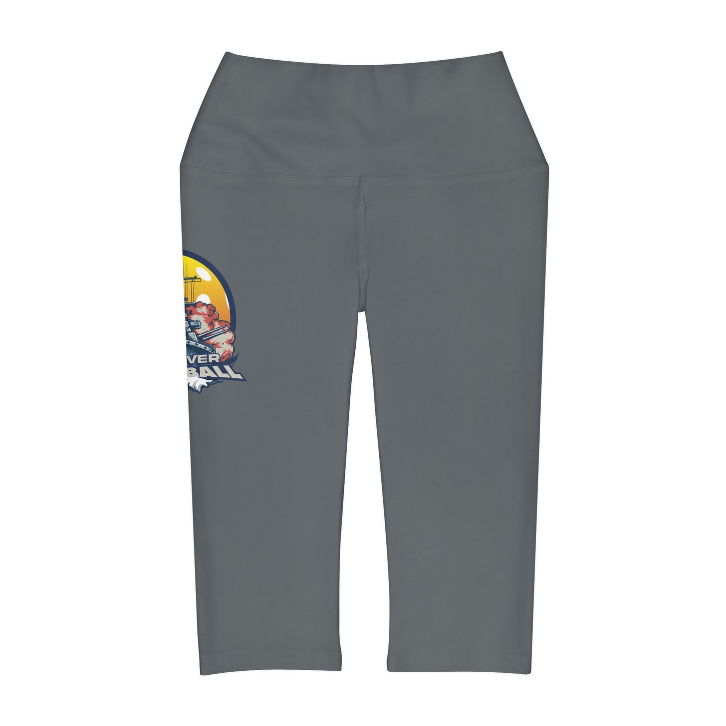 Yoga Capri Leggings Dark Grey