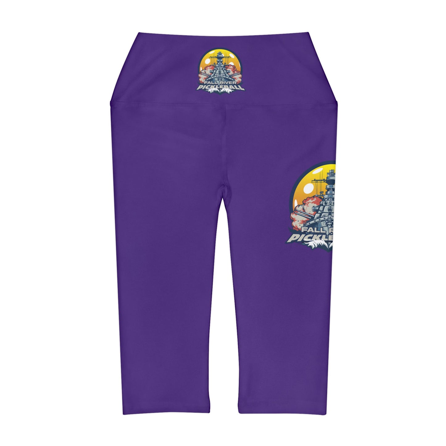 Yoga Capri Leggings Purple