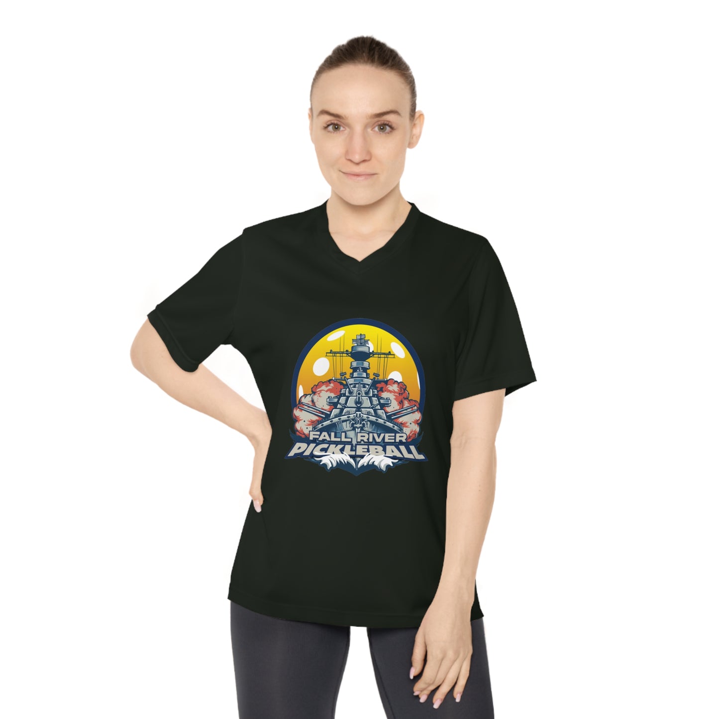 Women's Moisture Wick V-Neck T-Shirt