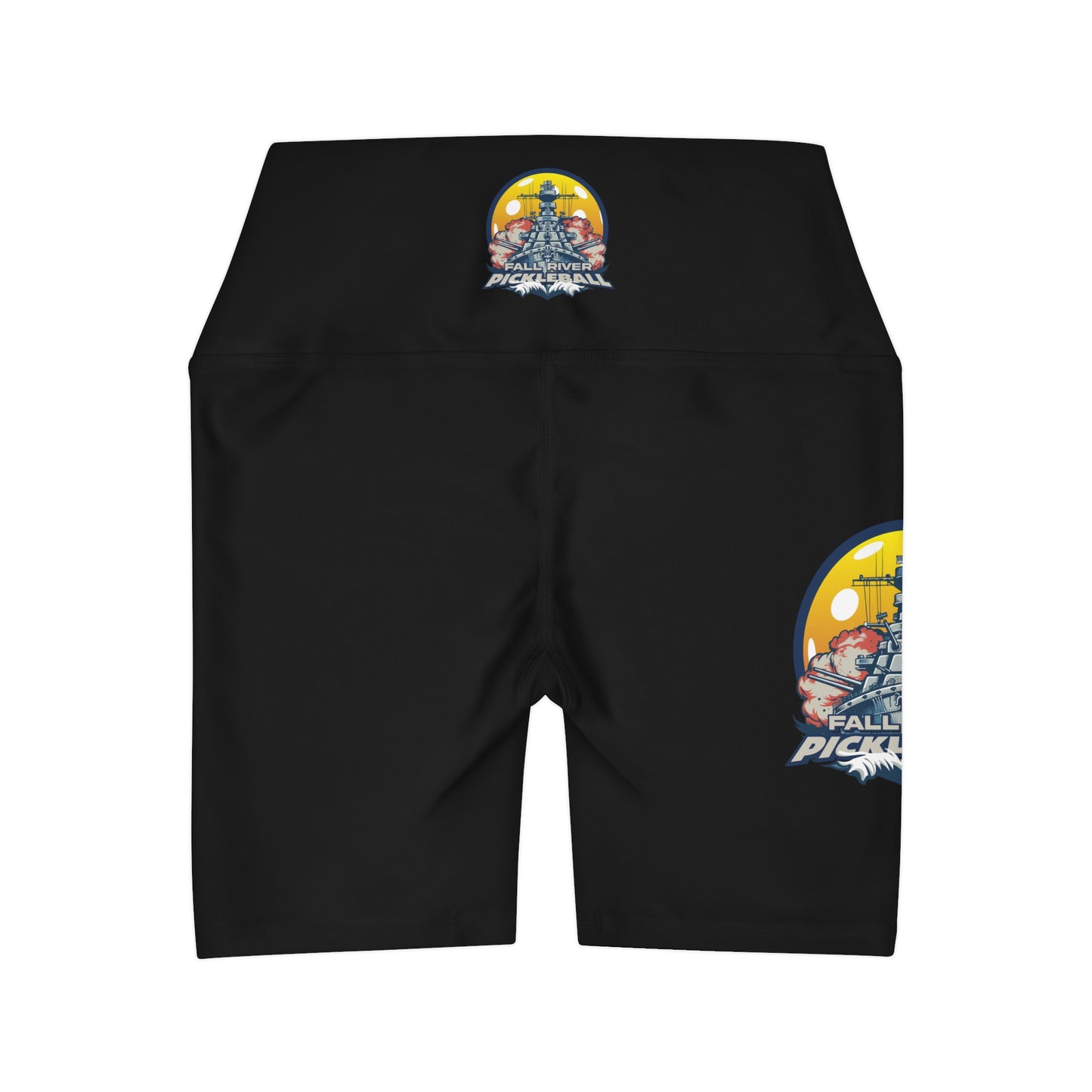 High Waisted Yoga Shorts Black