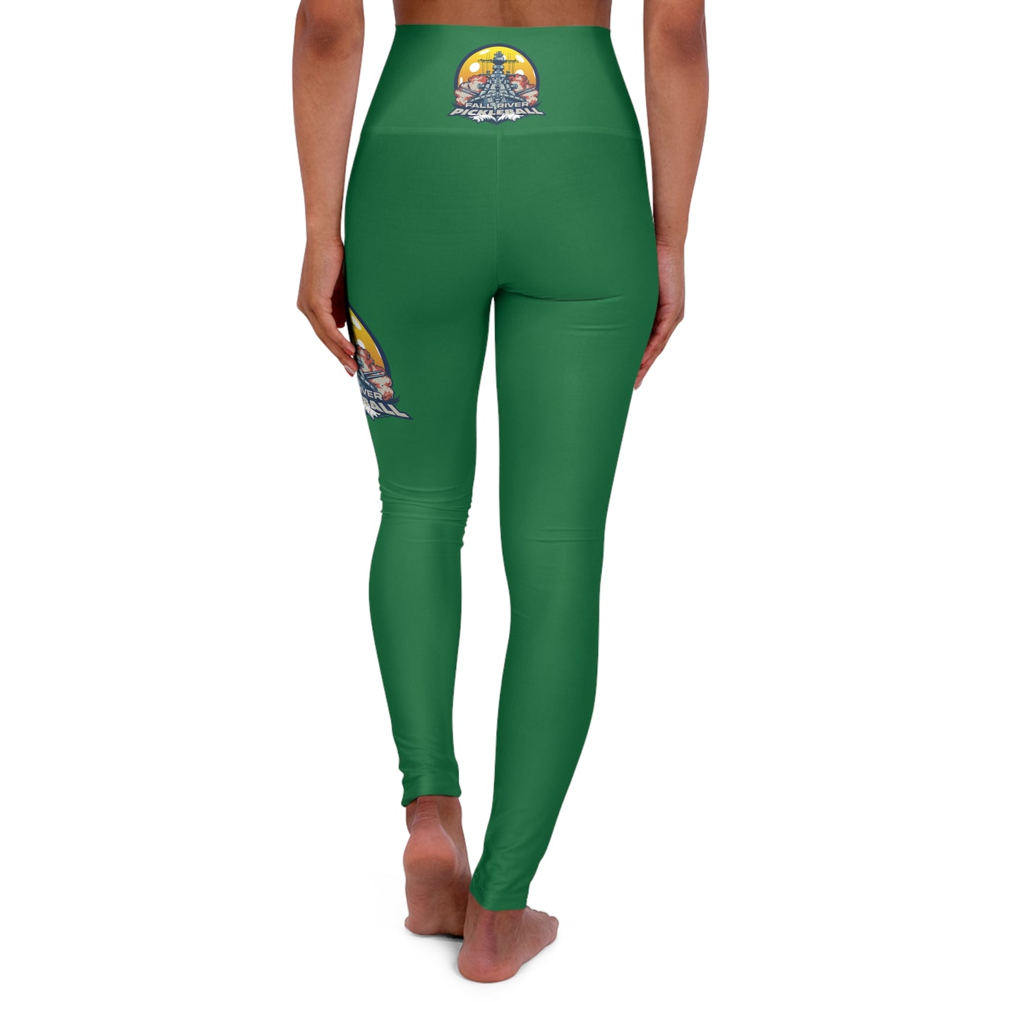 High Waisted Yoga Leggings Green