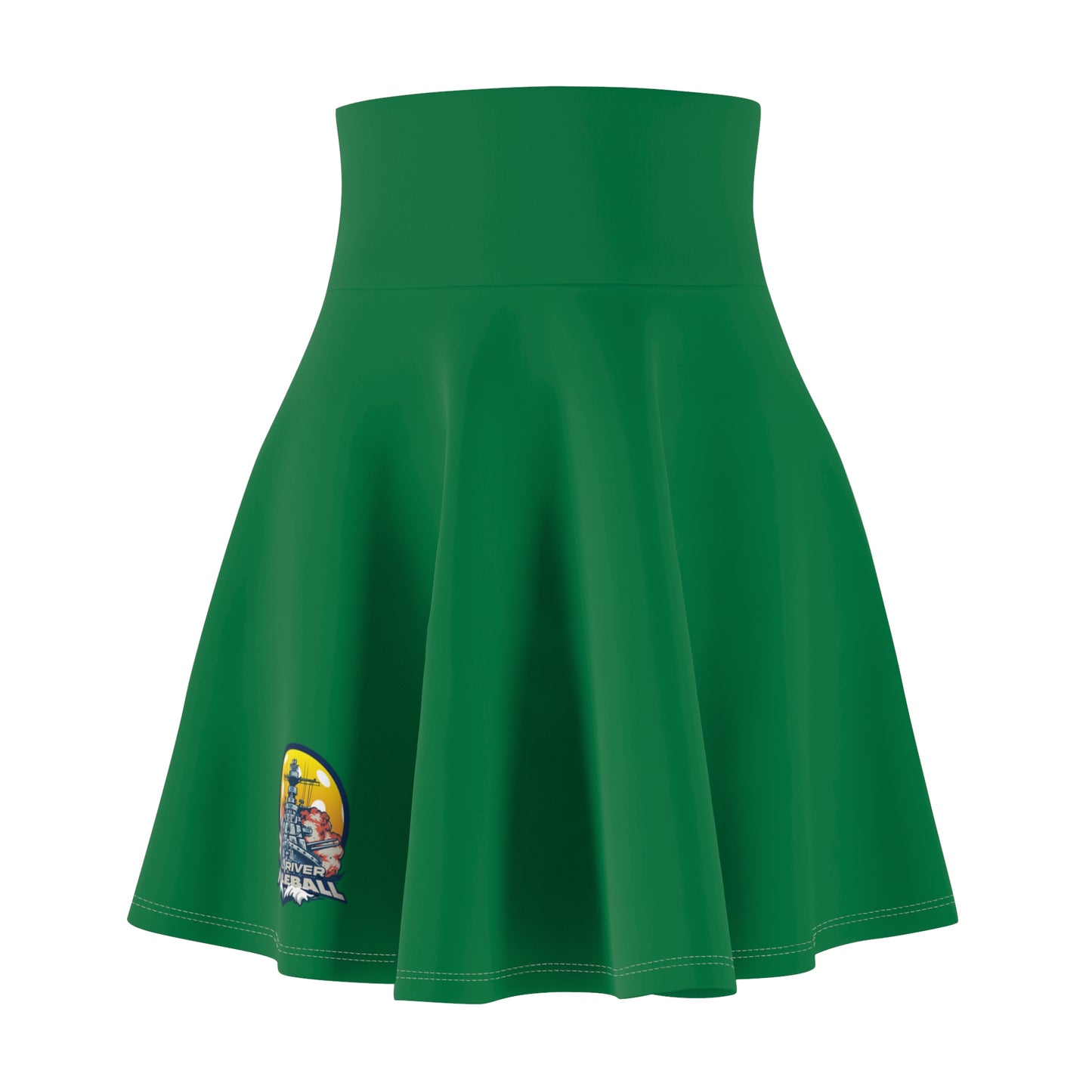 Women's Skater Skirt Dark Green
