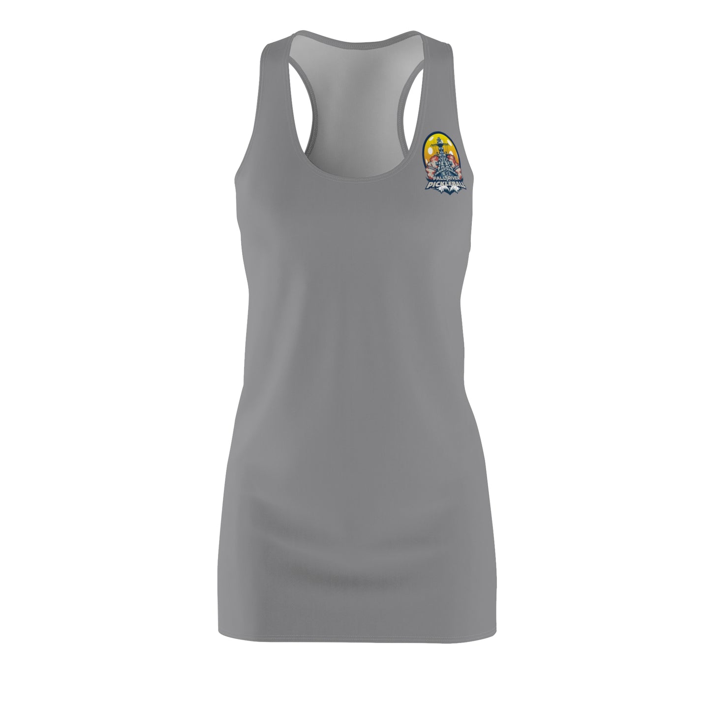 Women's Cut & Sew Racerback Dress Grey