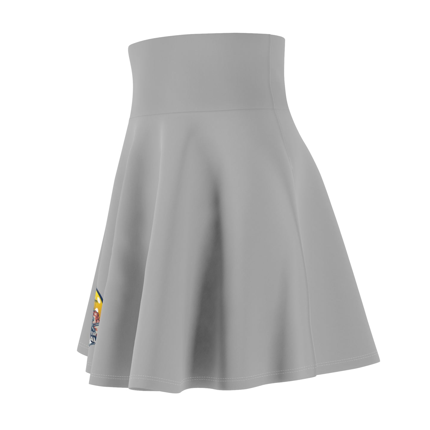 Women's Skater Skirt Light Grey