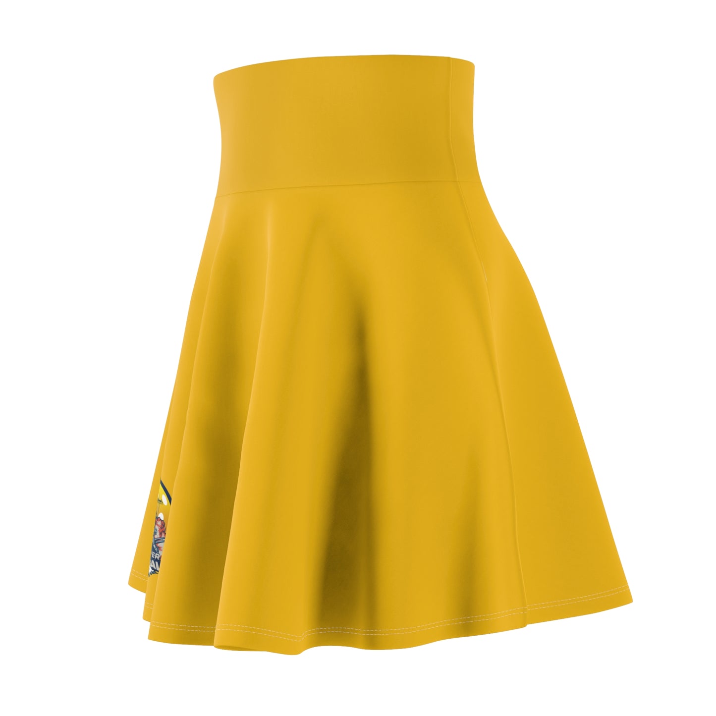 Women's Skater Skirt Yellow