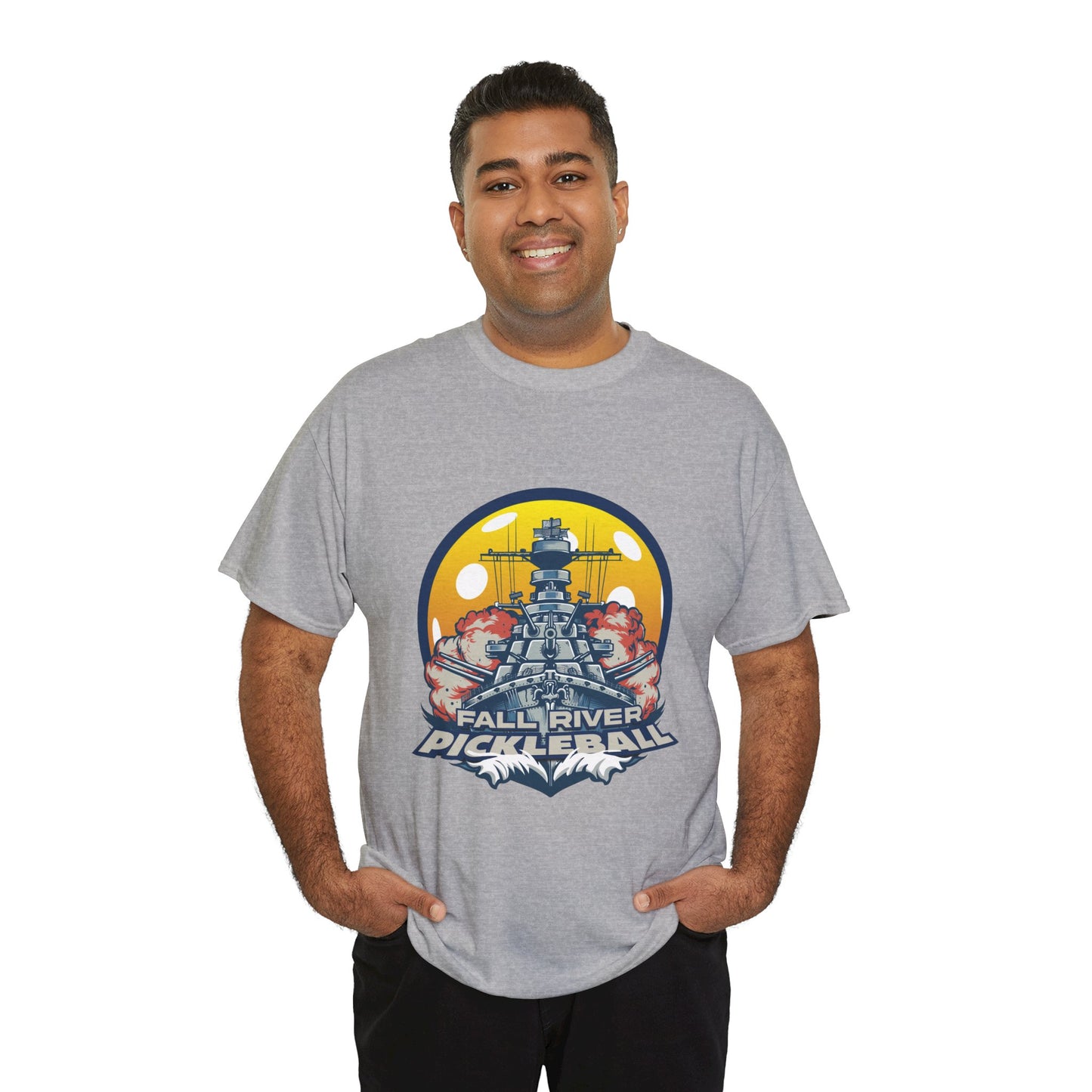 Men's Pickleball Heavy Cotton T-Shirt