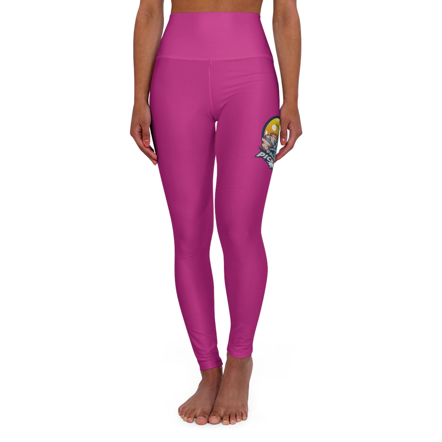High Waisted Yoga Leggings Pink