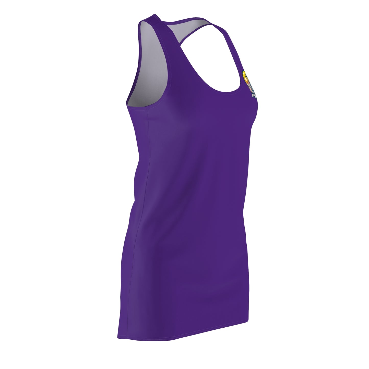 Women's Cut & Sew Racerback Dress Purple