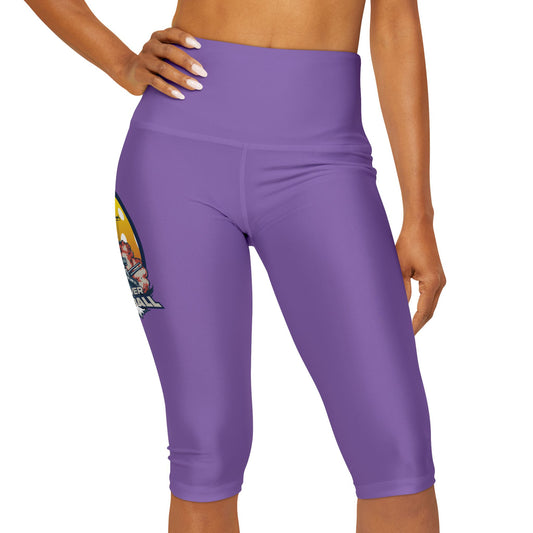 Yoga Capri Leggings Light Purple