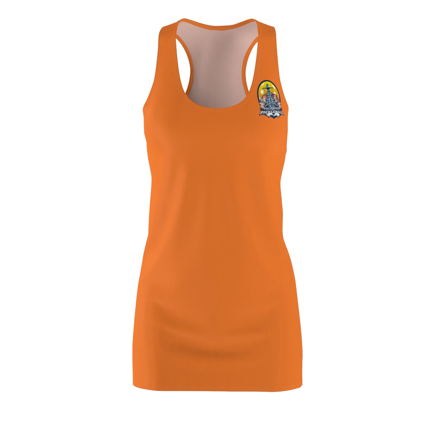 Women's Cut & Sew Racerback Dress Light Orange