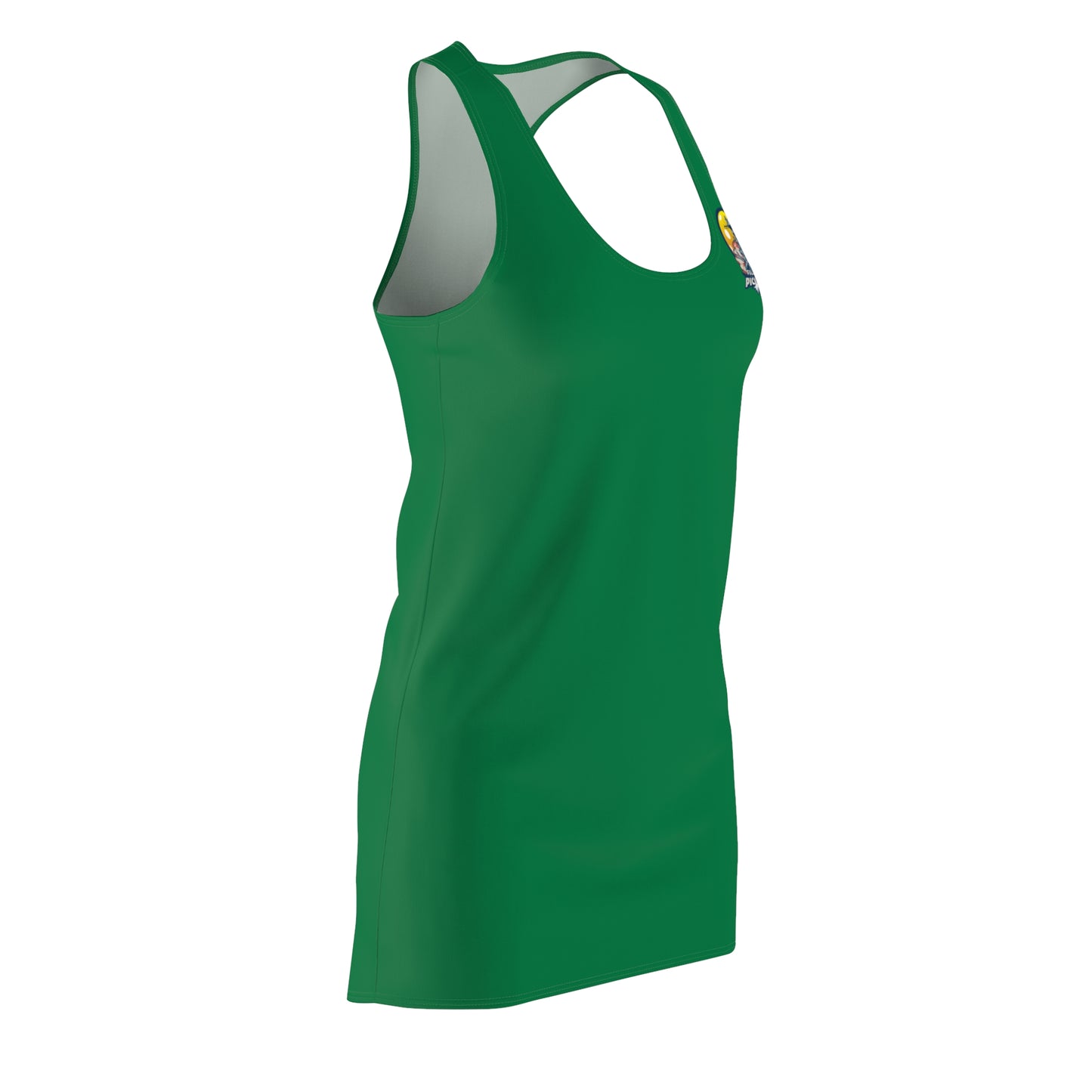 Women's Cut & Sew Racerback Dress Dark Green