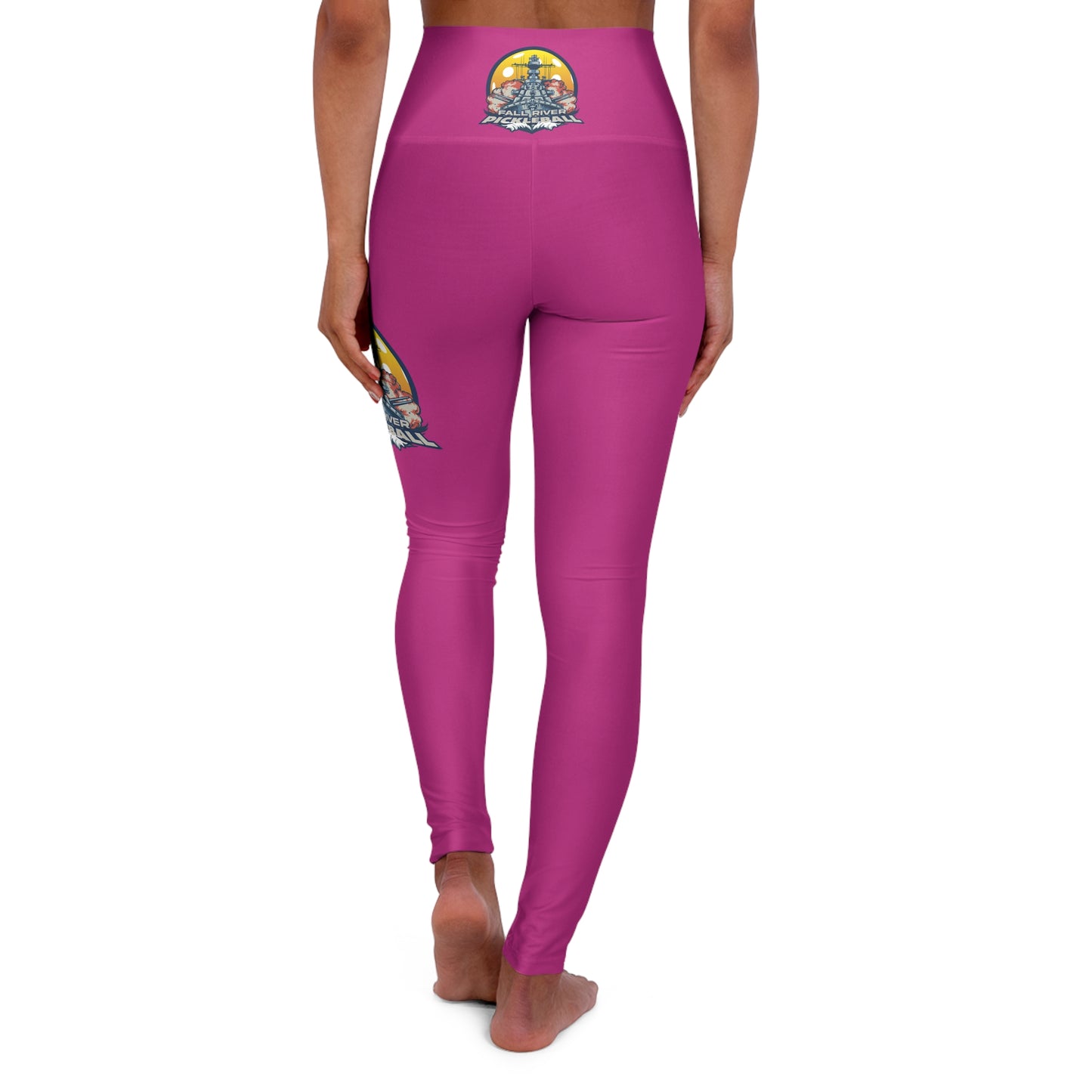High Waisted Yoga Leggings Pink