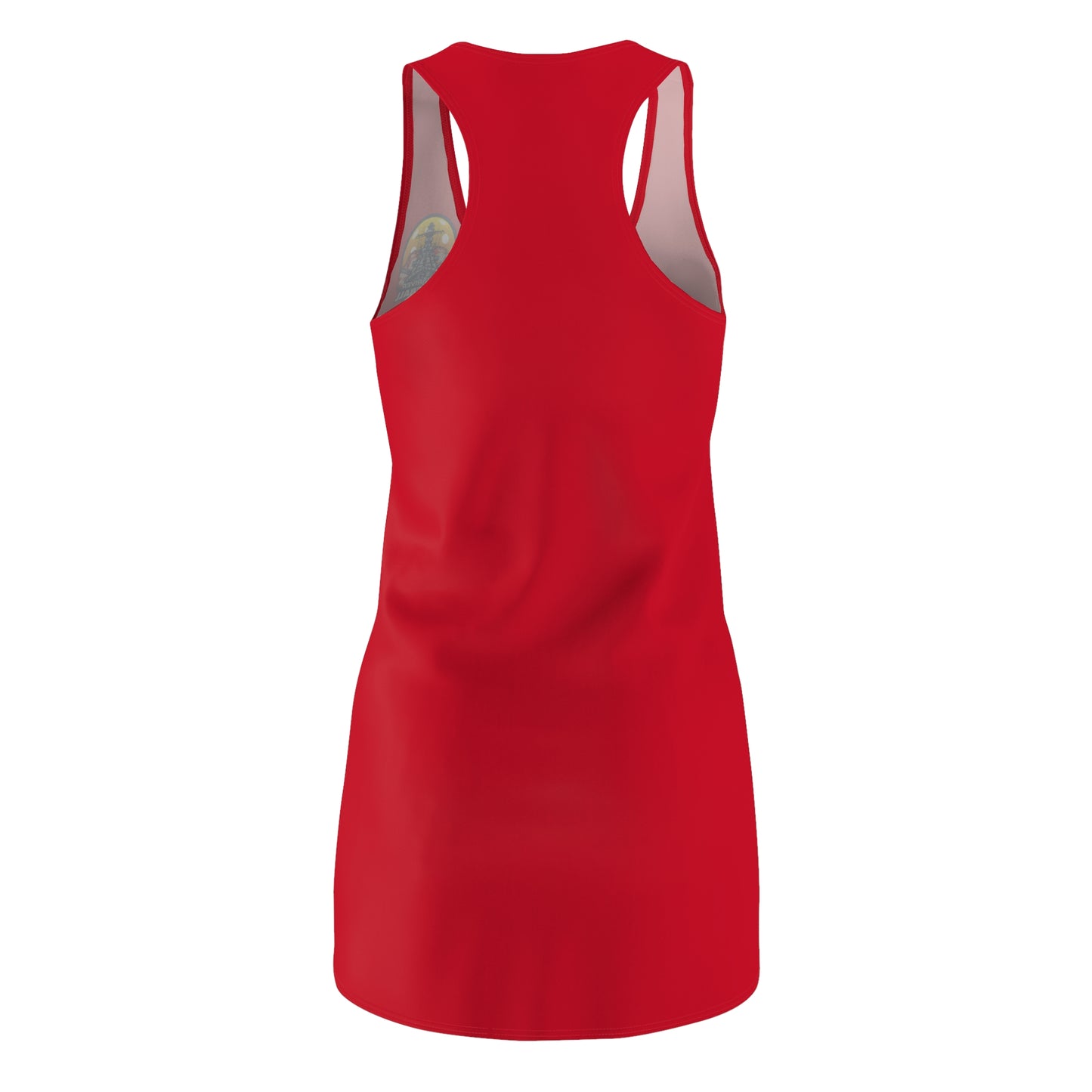 Women's Cut & Sew Racerback Dress Red