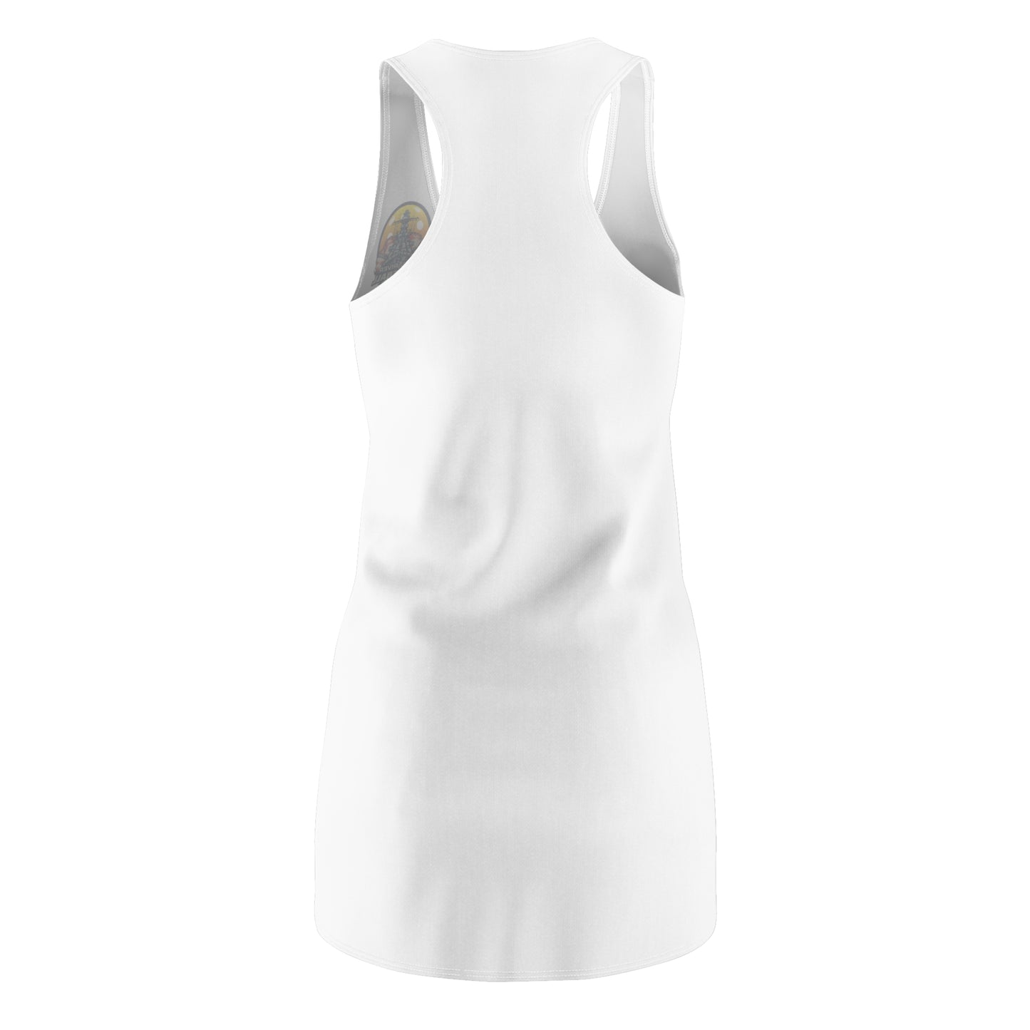 Women's Cut & Sew Racerback Dress White
