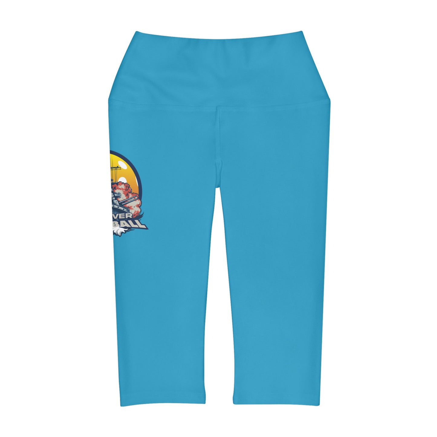 Yoga Capri Leggings Turquoise