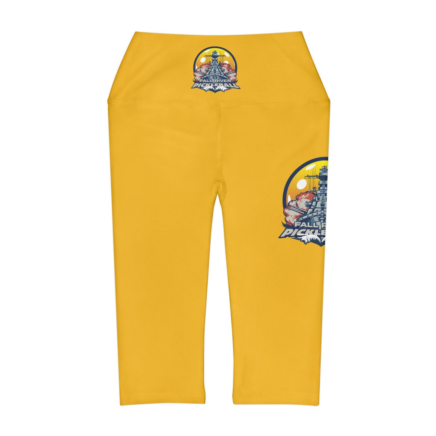 Yoga Capri Leggings Yellow