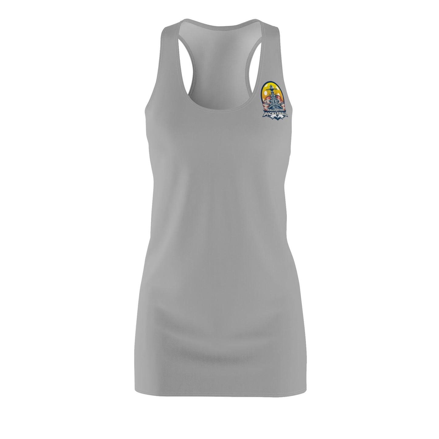 Women's Cut & Sew Racerback Dress Light Grey