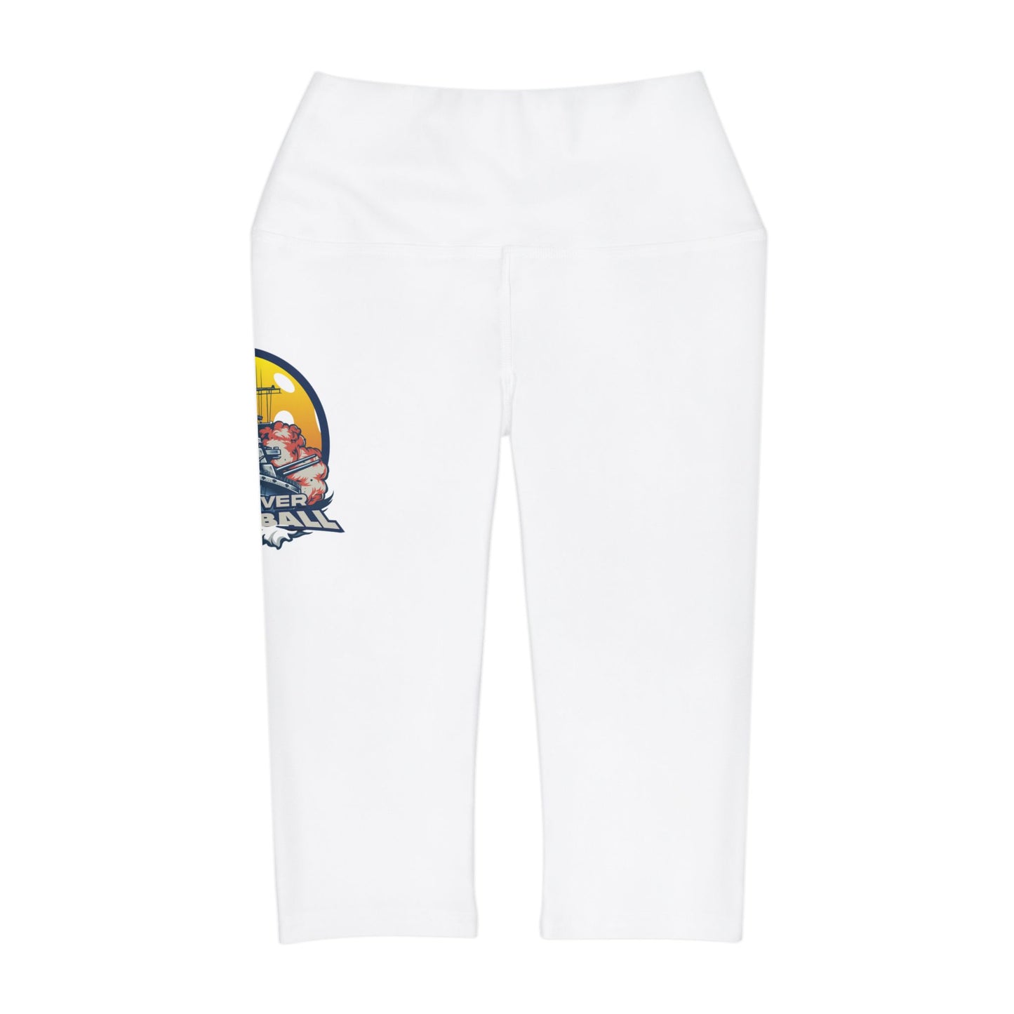 Yoga Capri Leggings White