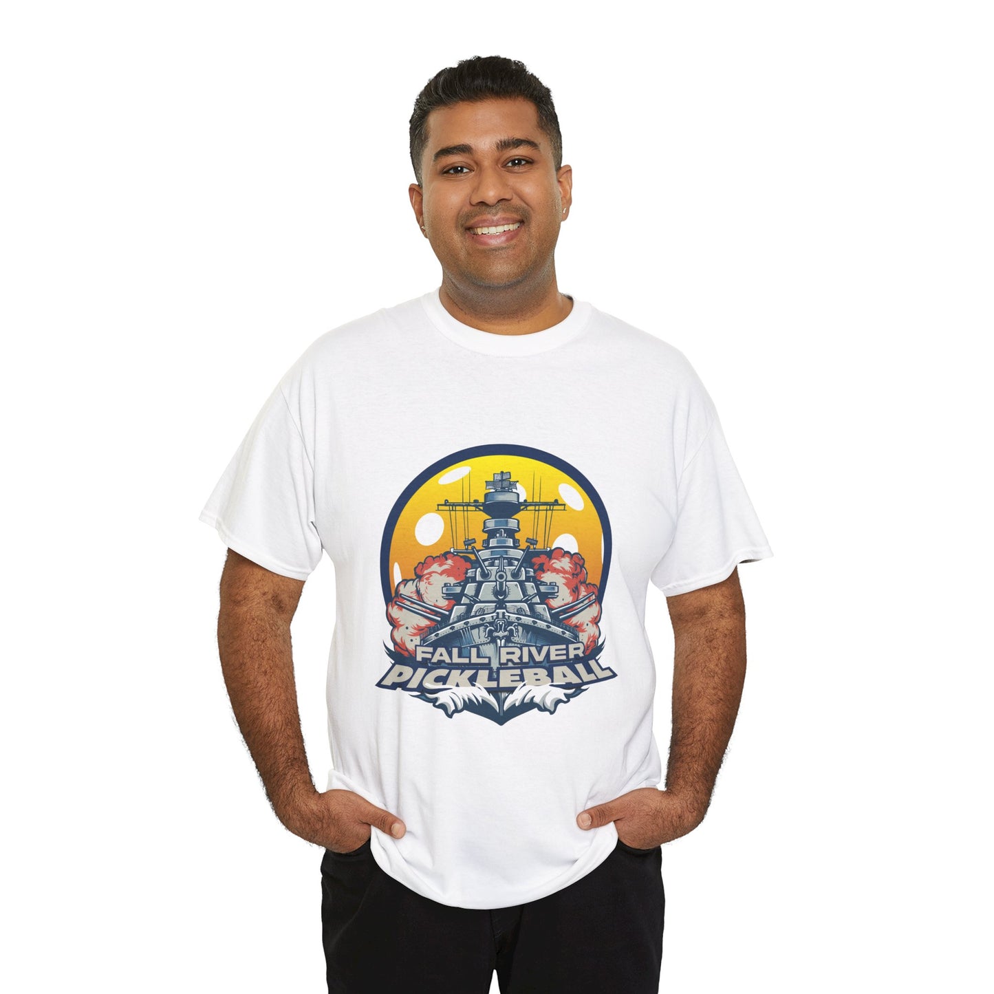 Men's Pickleball Heavy Cotton T-Shirt