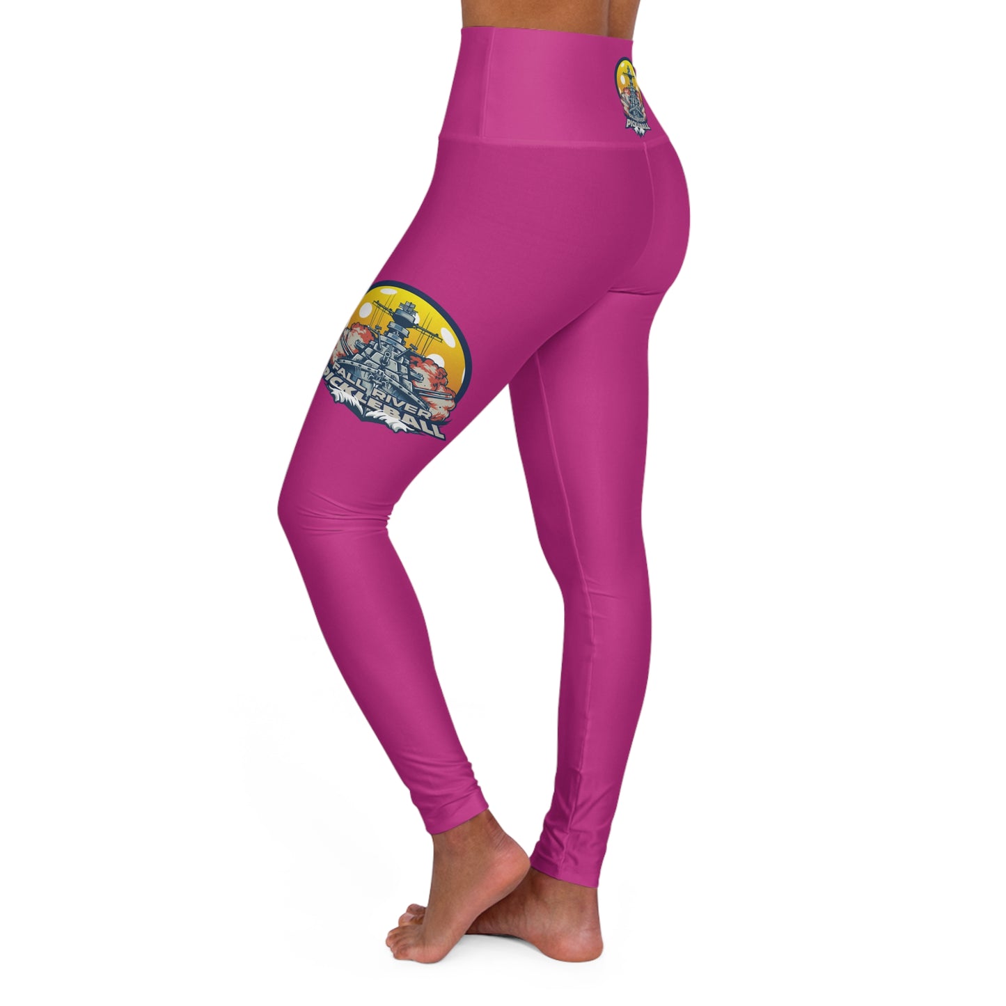 High Waisted Yoga Leggings Pink