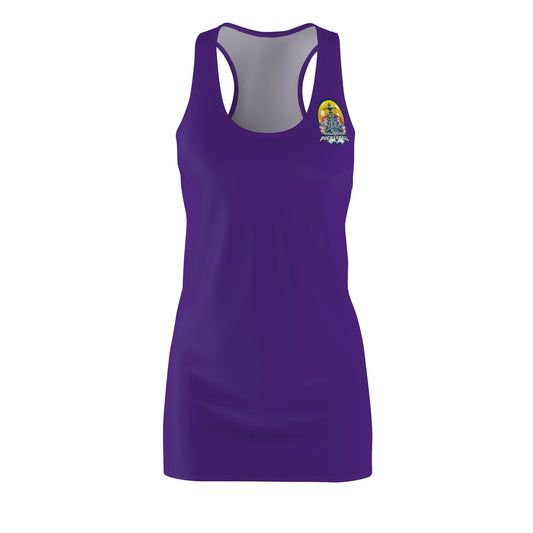 Women's Cut & Sew Racerback Dress Purple