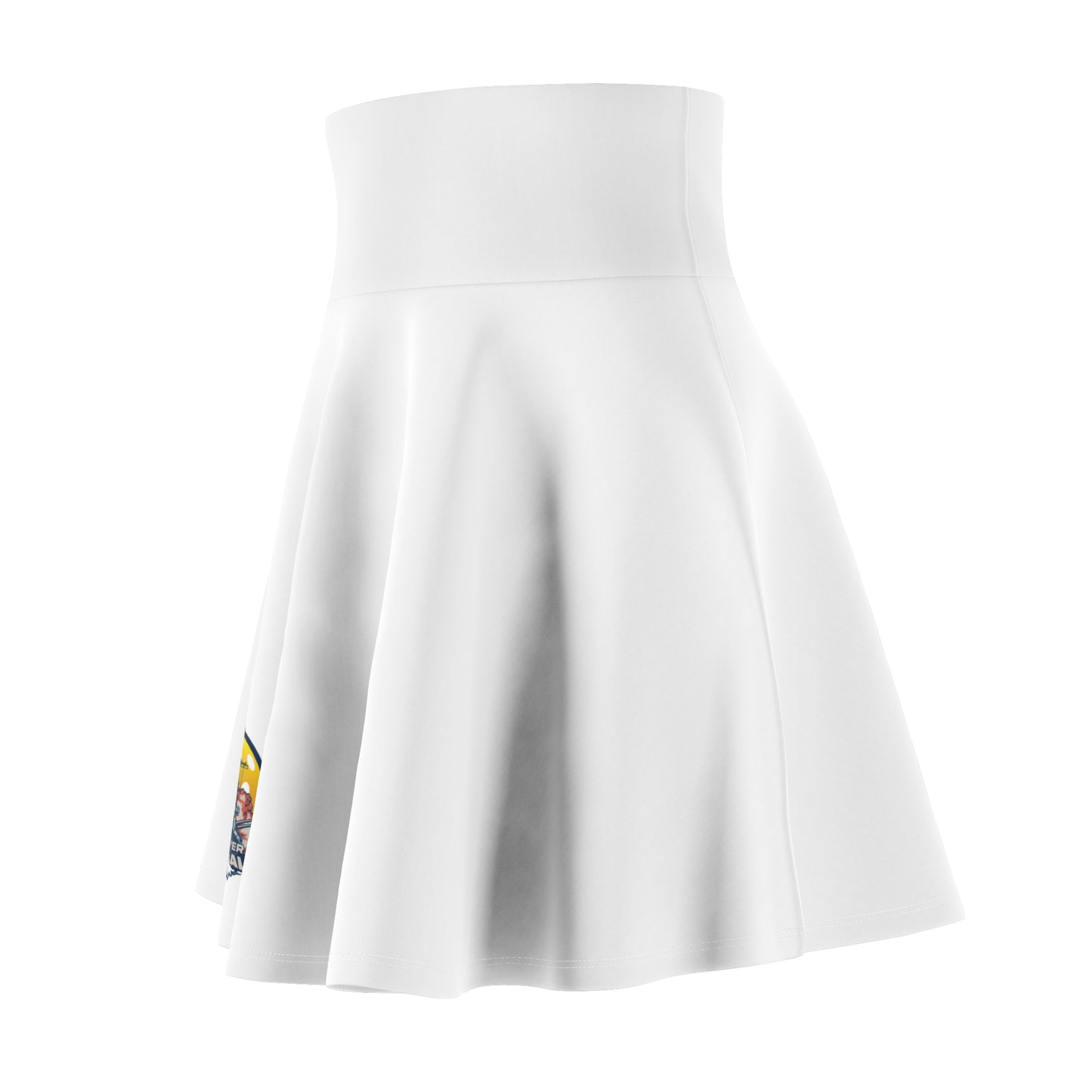 Women's Skater Skirt White