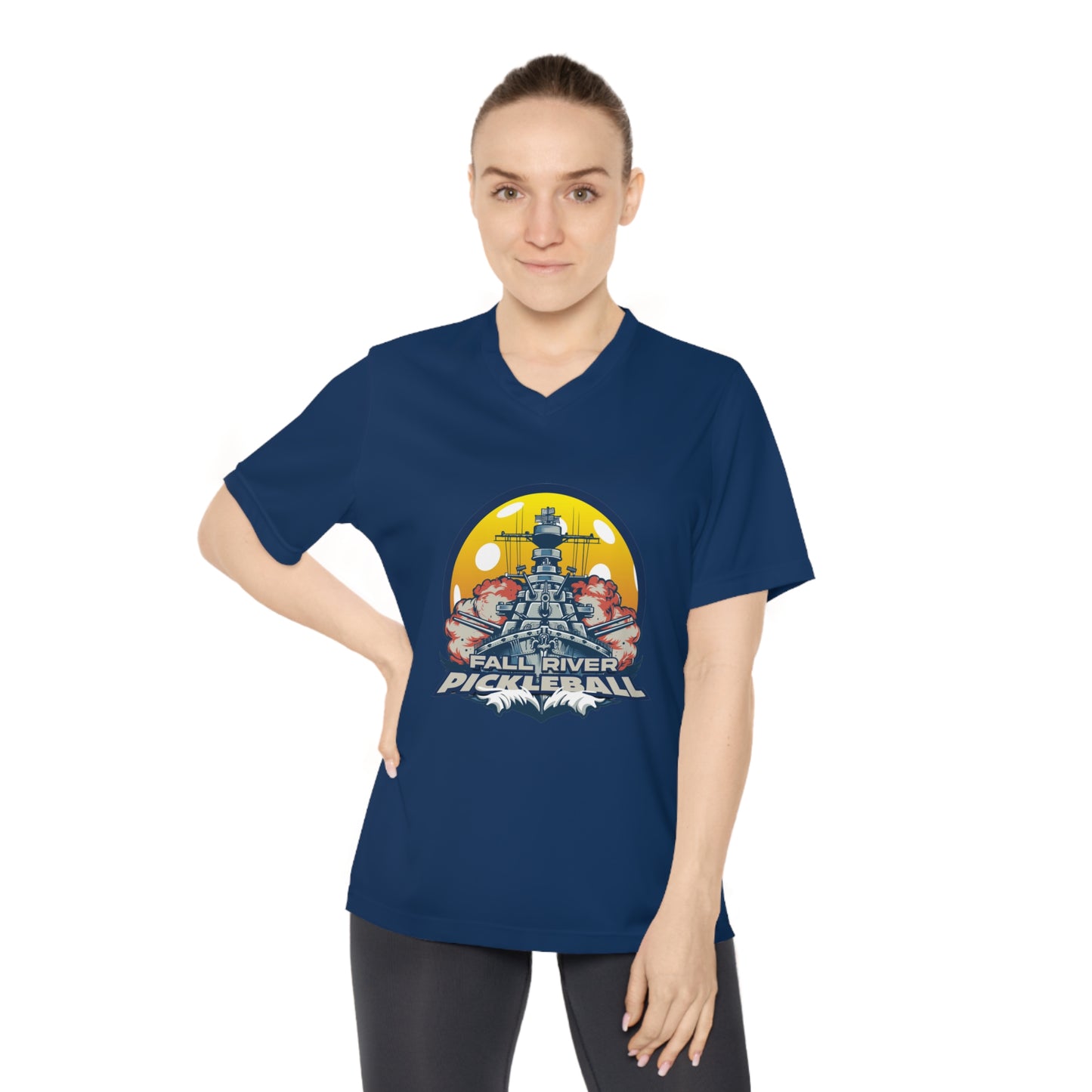 Women's Moisture Wick V-Neck T-Shirt