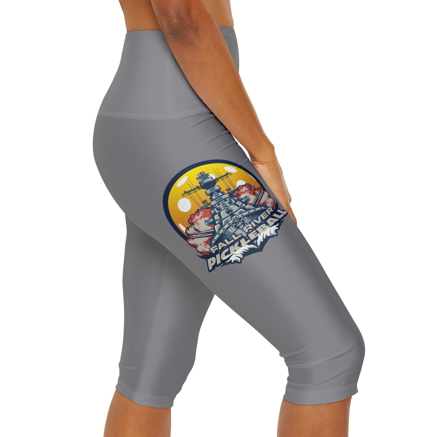 Yoga Capri Leggings Grey